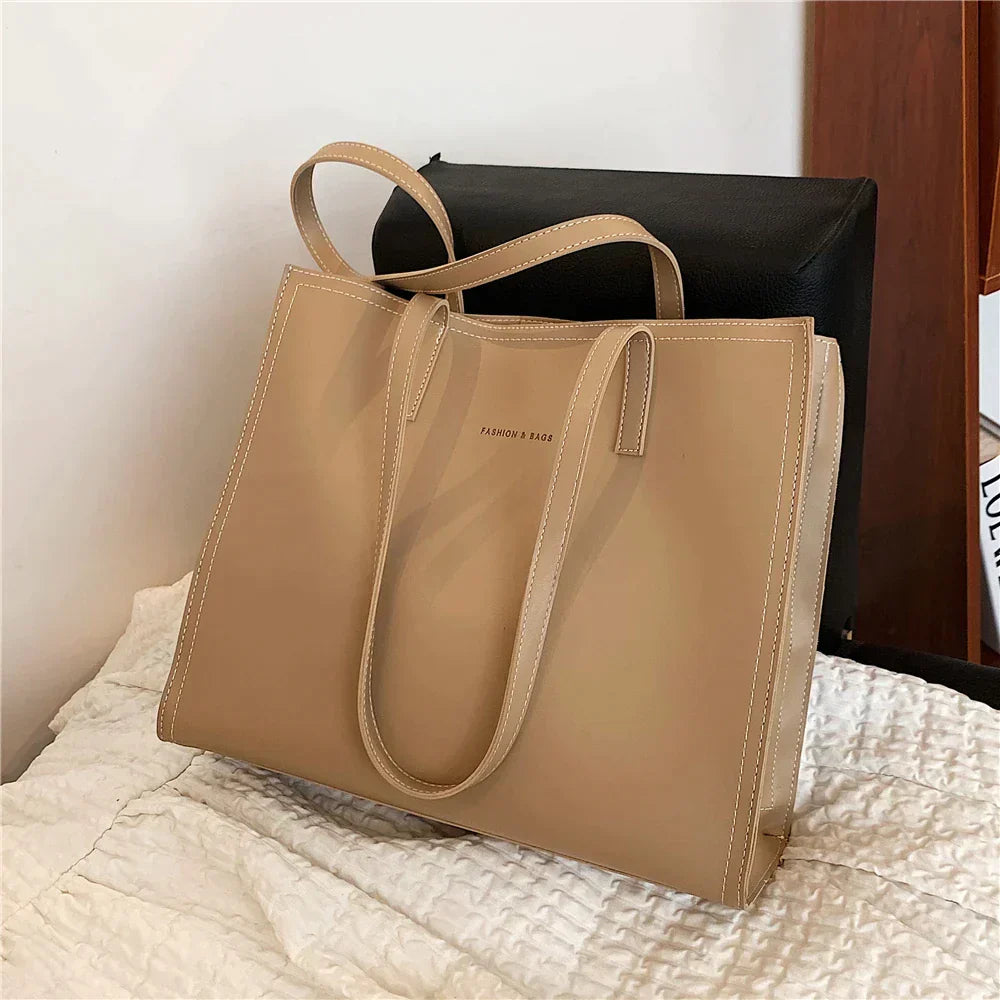 Damen-Leder Tote Bag – elegant und geräumig
