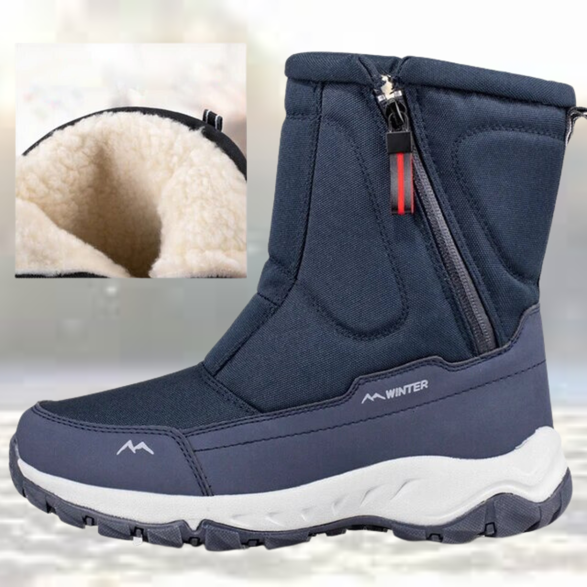 Schicke Lillie Waden-Schneestiefel