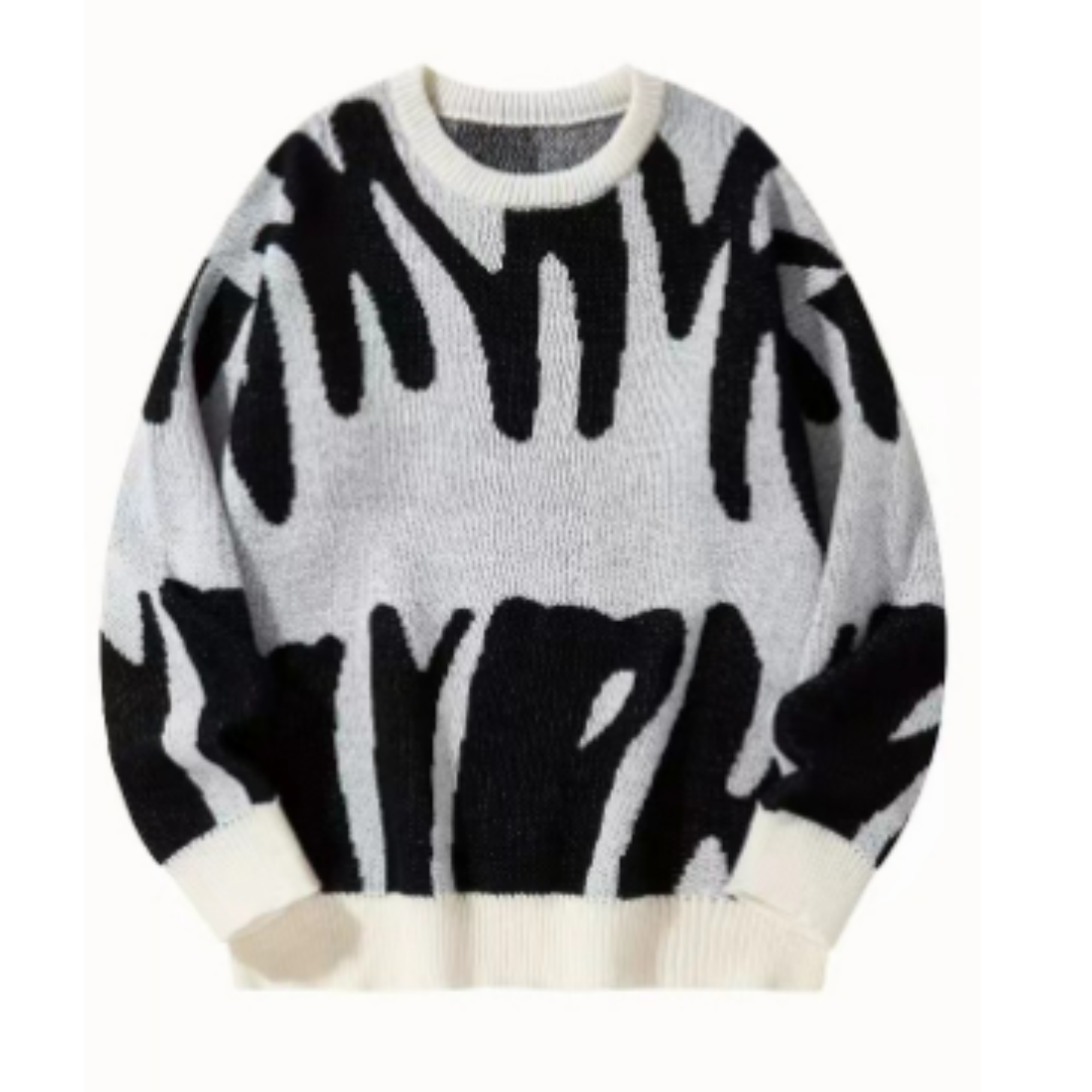 Herren Strickpullover Mit Langen Ärmeln | Lässig