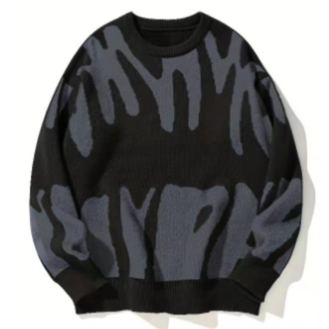 Herren Strickpullover Mit Langen Ärmeln | Lässig