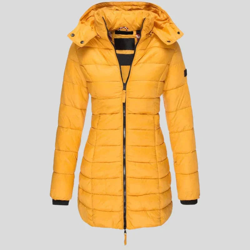 Stilzeits | Gestepptes Jacket - Kapuzenzip-Jacke
