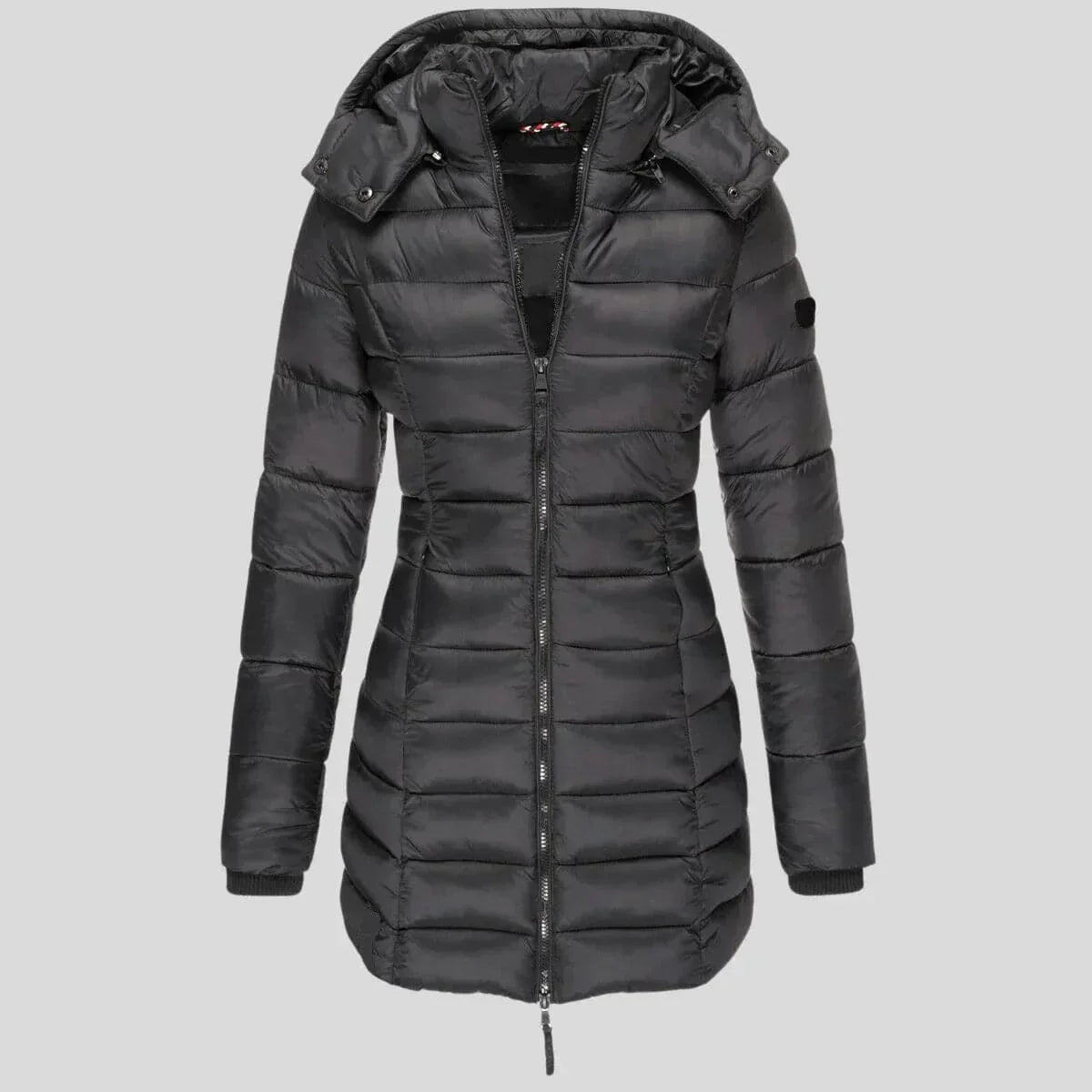 Stilzeits | Gestepptes Jacket - Kapuzenzip-Jacke