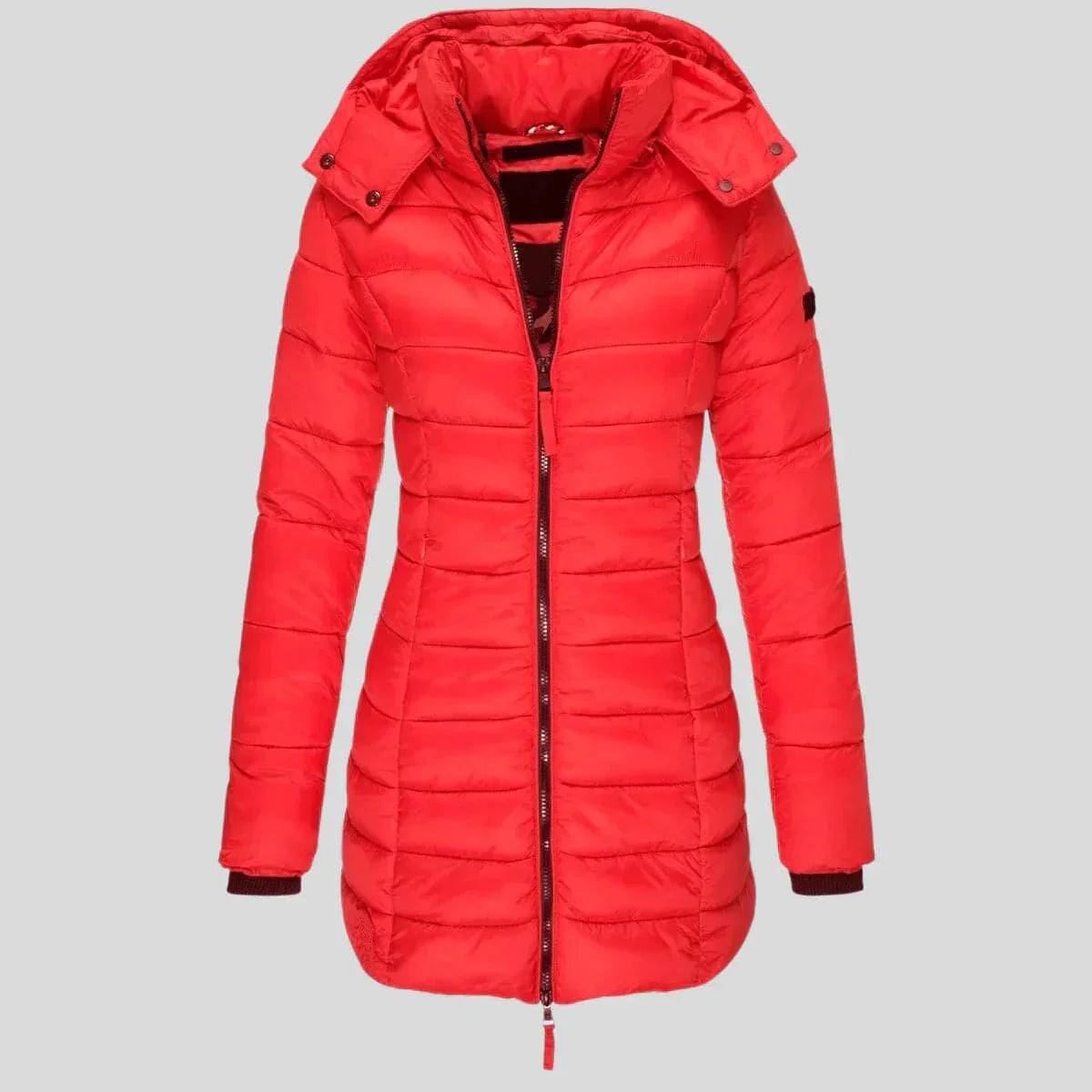 Stilzeits | Gestepptes Jacket - Kapuzenzip-Jacke