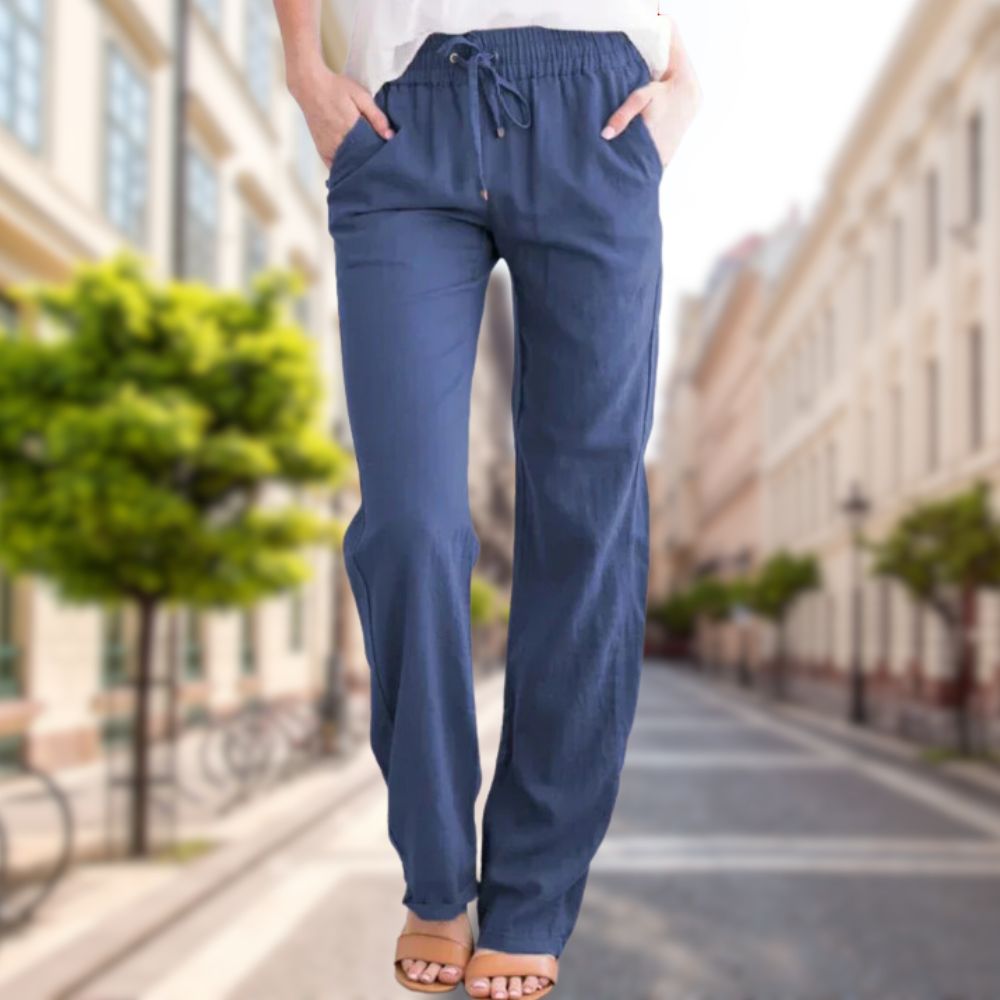 Urbina: Atmungsaktive Leinen-Sommerhose