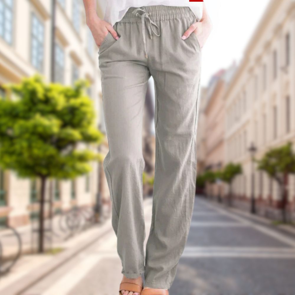 Urbina: Atmungsaktive Leinen-Sommerhose