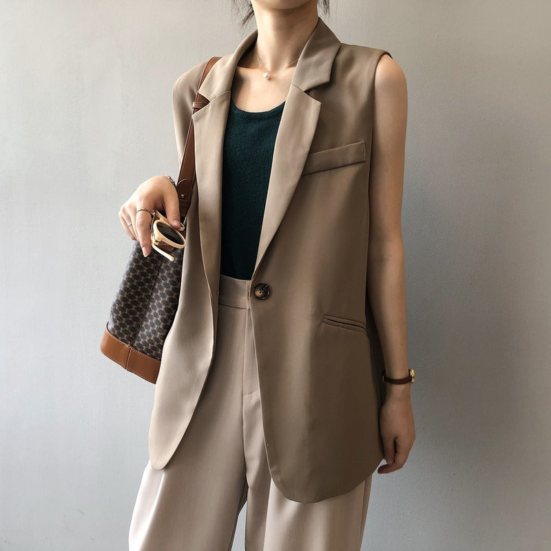 Damen-Blazer ohne Ärmel