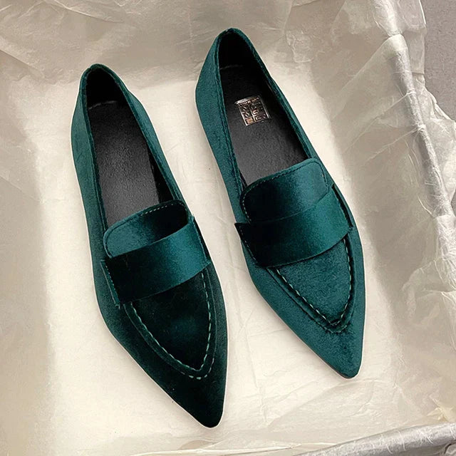 Spitze Slip-On Schuhe für Damen