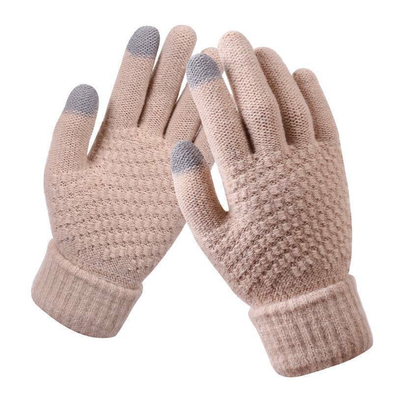Damen Gestrickte Winterhandschuhe - Touchscreen-Kompatibel
