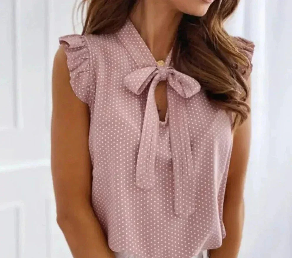 Veralin:  Blouse with Playful Bows