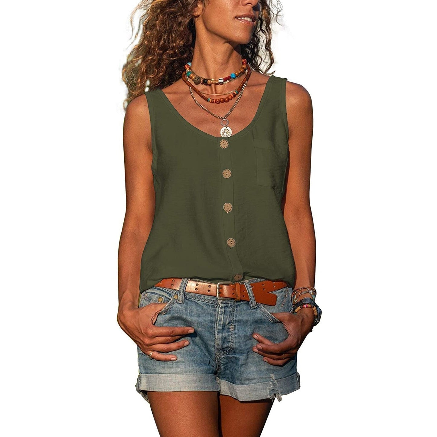 Sommerliches Damen Top im Boho-Stil - Clarissa