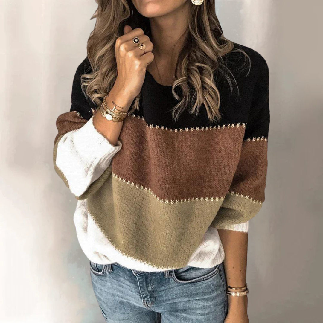 Stilzeits | klassischer gestreifter Strickpullover