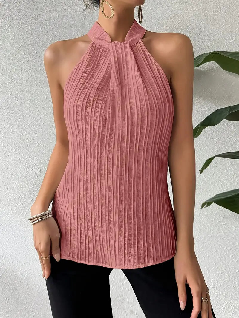 Stilvolles zweifarbiges Damen-Trägertop von Fudus