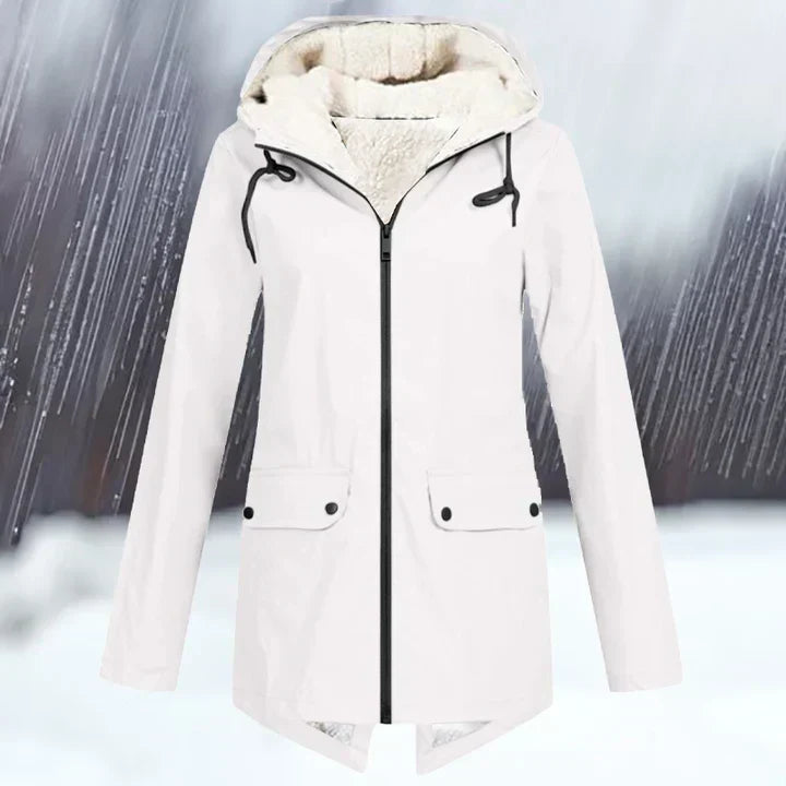 Stilzeits | Wind und Wasserdichte Jacke mit Kapuze und Verdickung