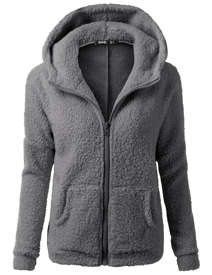 Stilzeits | Weicher Fleece-Cardigan Schön & Warm & Vielseitig