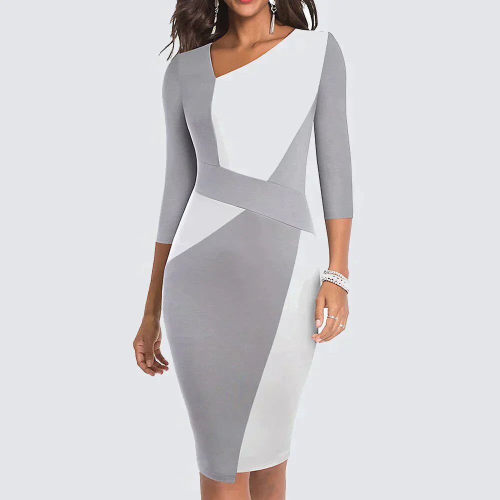 Marika Flickerkleid im Patchwork-Design