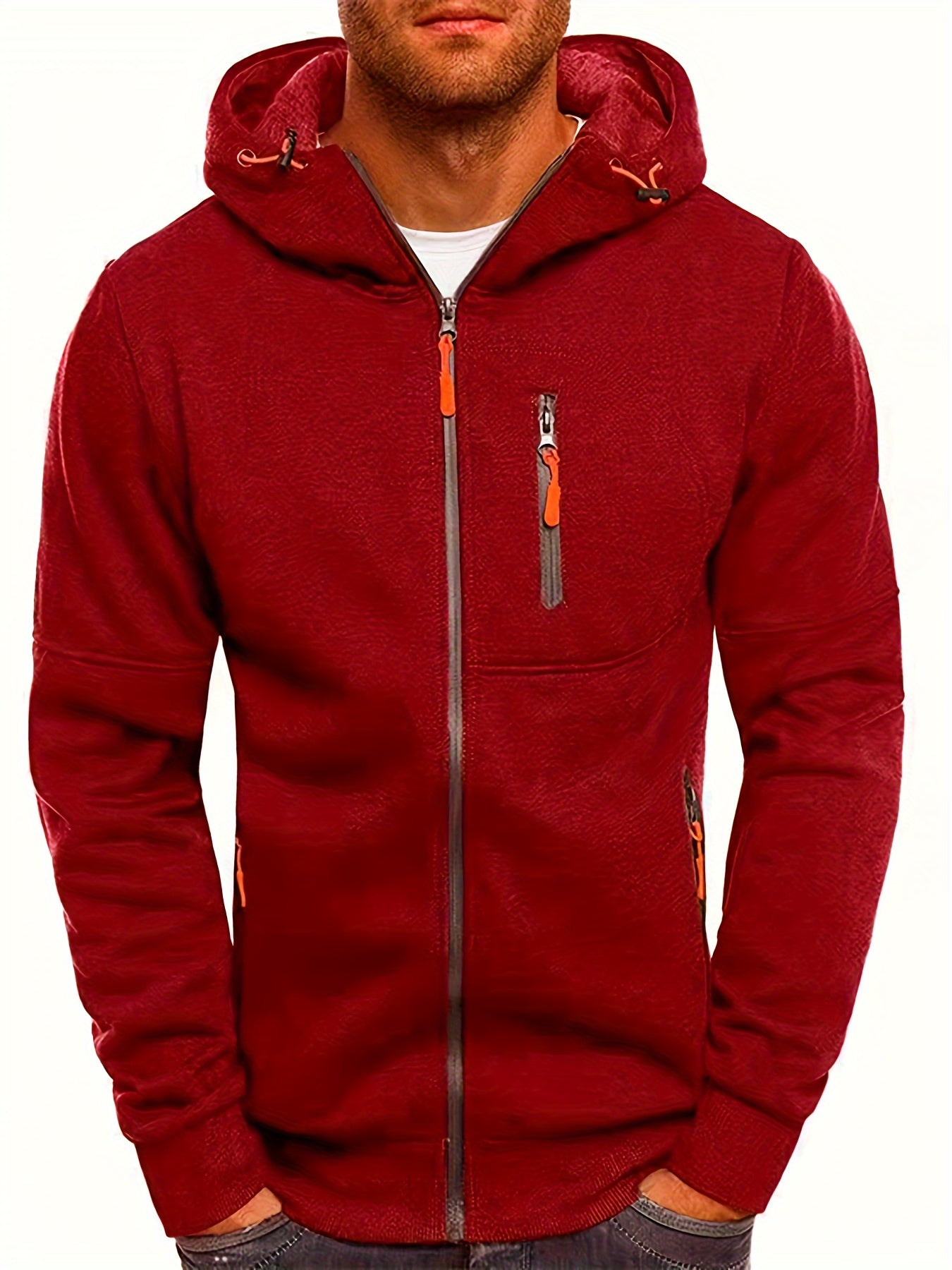 Stilzeits | Sportliche Kapuzenjacke mit Reißverschluss Bequem und Atmungsaktiv Perfekt für Outdoor-aktivitäten