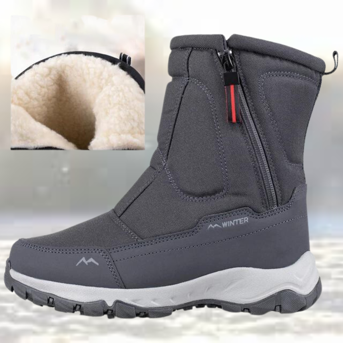 Schicke Lillie Waden-Schneestiefel