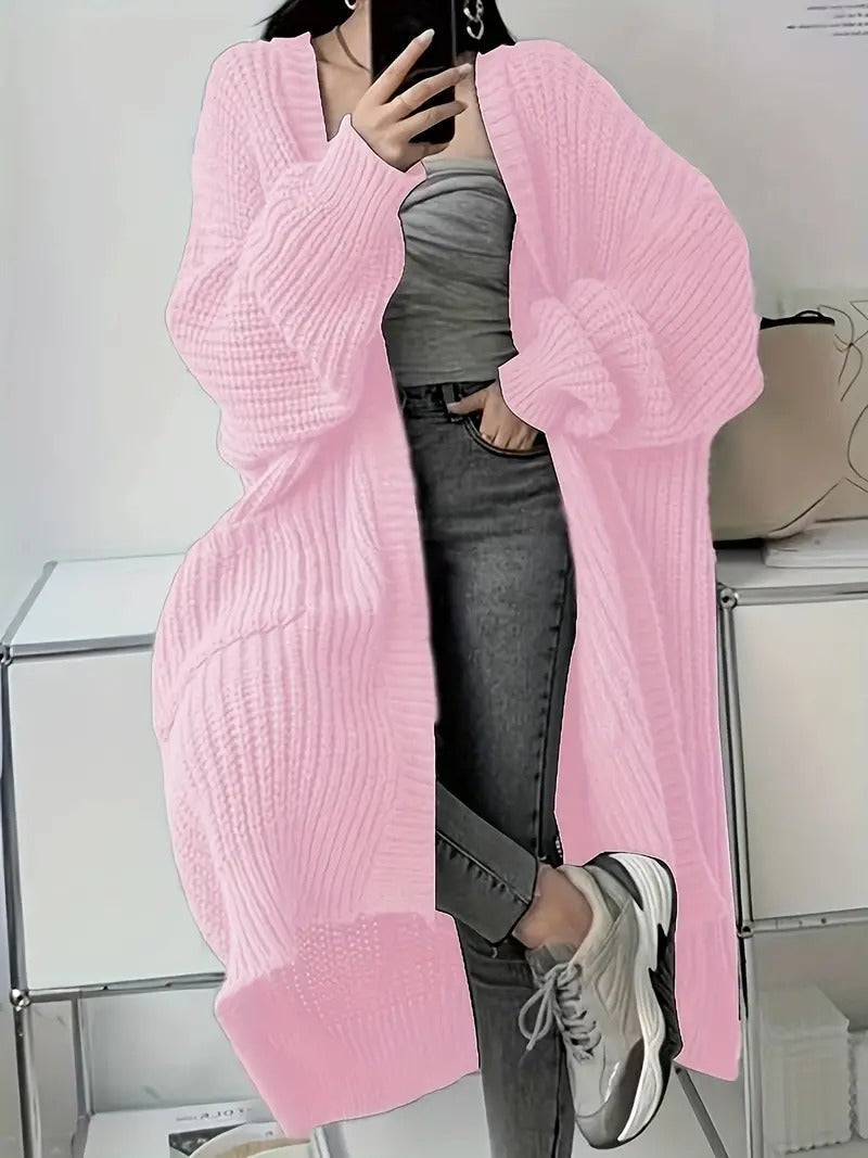 Stilzeits | Zeitloser Komfort Offener Pullover