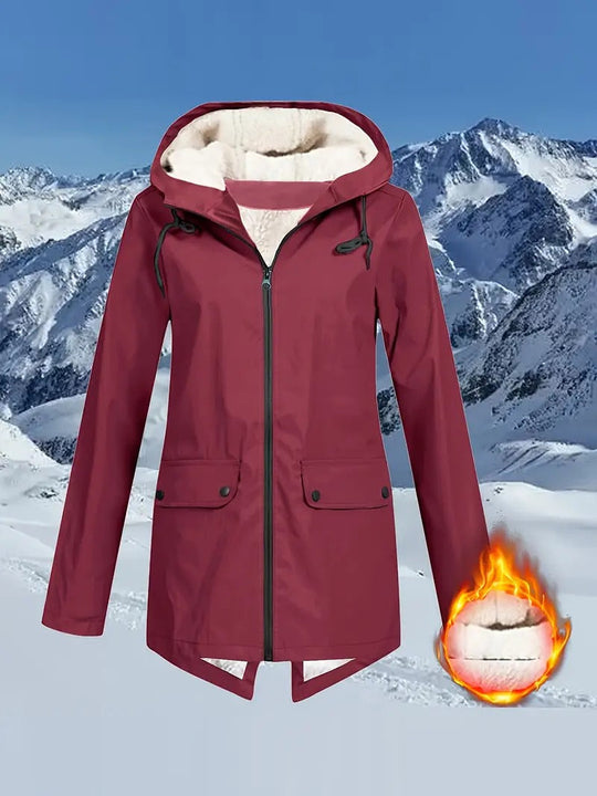 Stilzeits | Wasserdichte Jacke mit Kordelzug