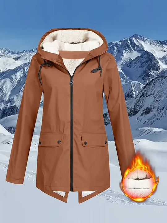 Stilzeits | Wasserdichte Jacke mit Kordelzug