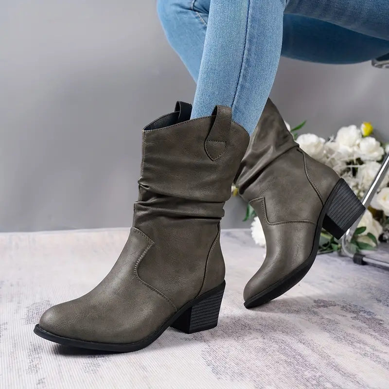 Stilzeits | Rustikale Charme Lederstiefel