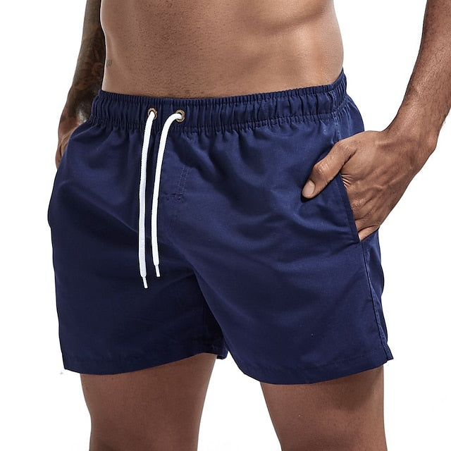 Strandshorts in Uni mit Kordelzug - Merk