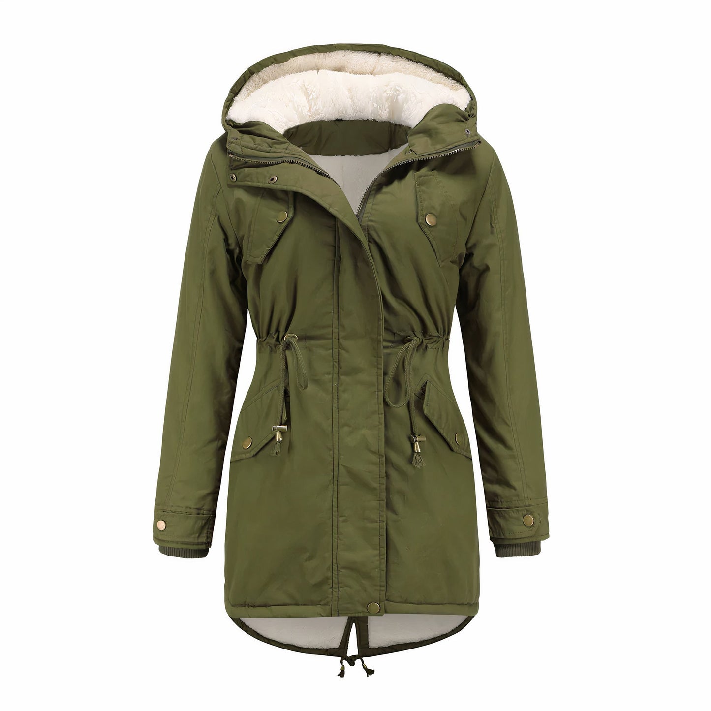 Schicke Damen Winterjacke mit Kapuze - Carlotta