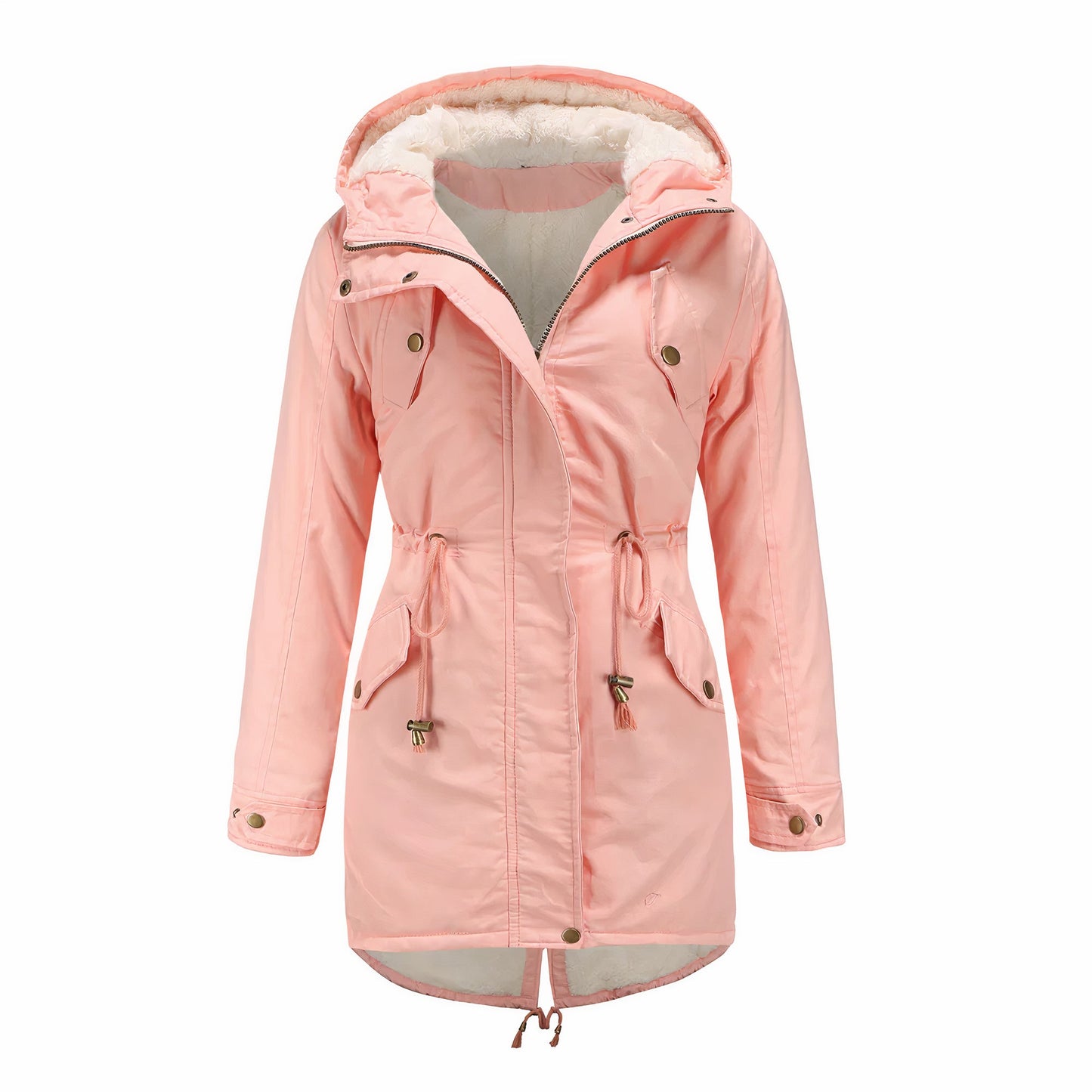 Schicke Damen Winterjacke mit Kapuze - Carlotta