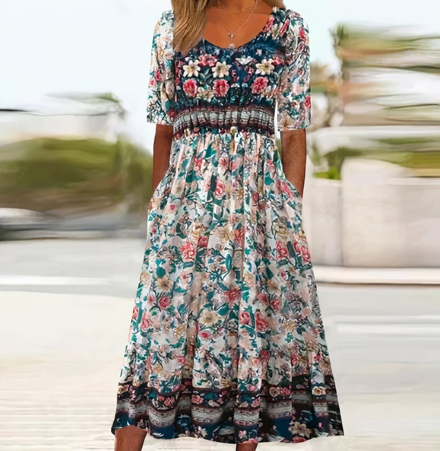 Schickes böhmisches Damenkleid - Eulla