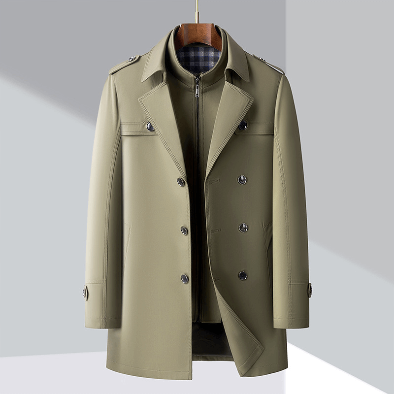 Stilzeits | Herren Doppelreiher Trenchcoat