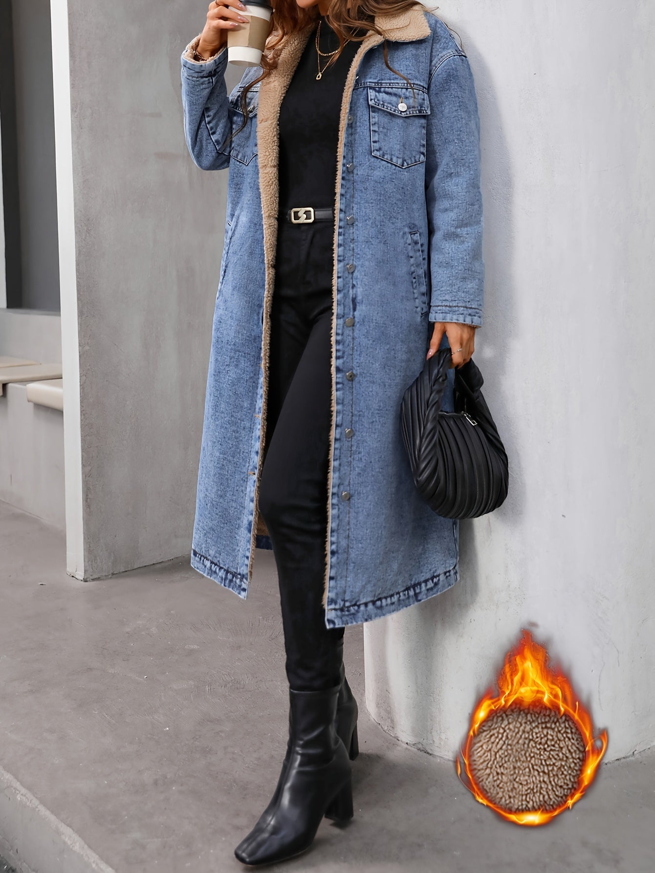 Stilzeits | Getragene Kurze Blaue Jeansjacke