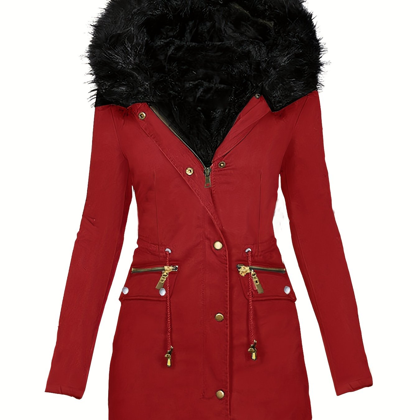 Damen Freizeit Winter Parka | Mit Kapuze