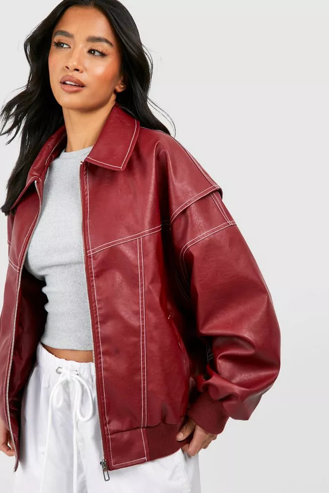 Stilzeits | Elegante Rote Jacke für Damen