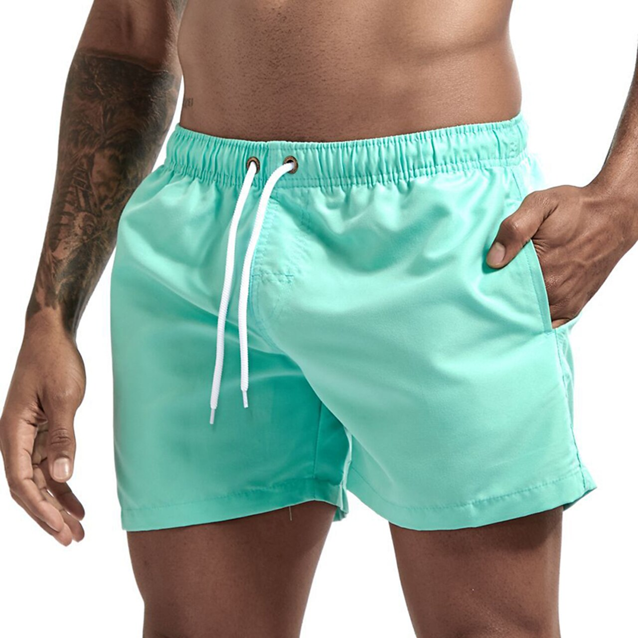 Sommerliche Herren-Badeshorts aus atmungsaktivem Material - Merlin