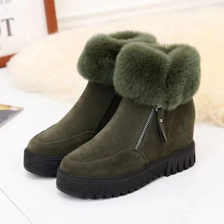 Theodora Winter Fur Ankle Boots