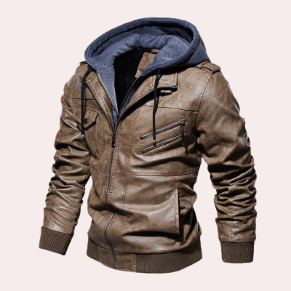 Achim: Hochwertige Winterjacke aus Leder
