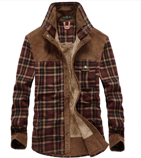 Stilzeits | Futterhemdjacke Aus Flanell Polyester-mischung Warm und Rustikal