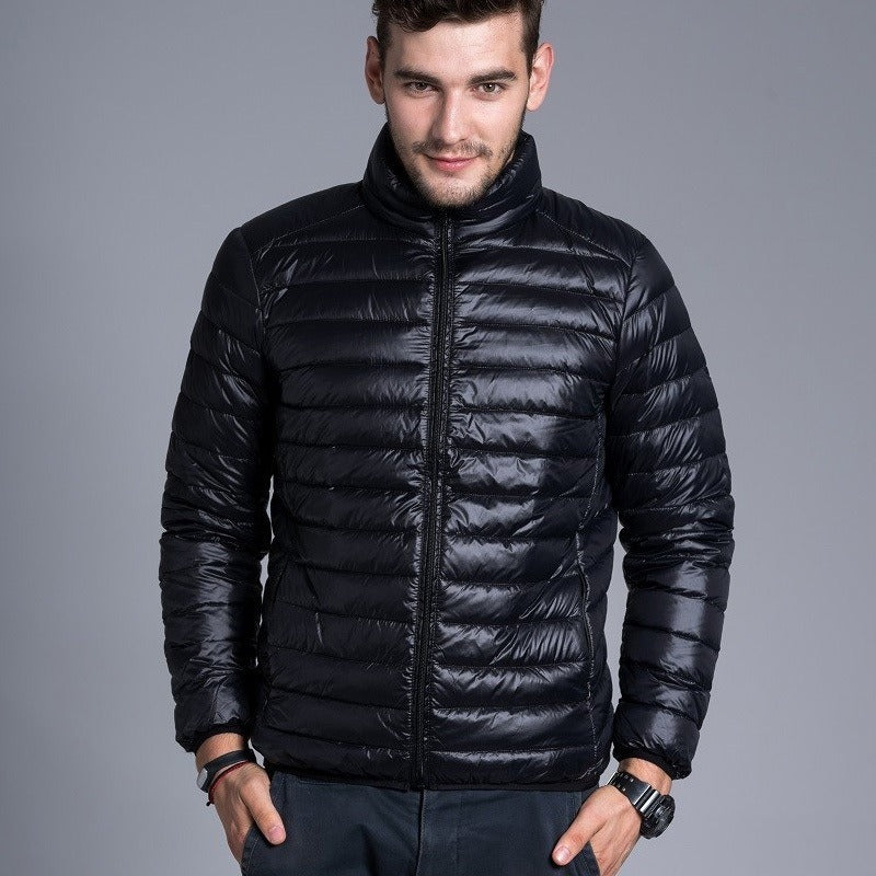 Stilzeits | Herren-Steppjacke mit Kapuze und Reißverschluss - Tidus