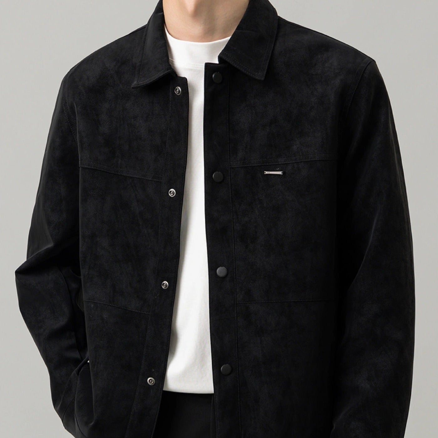 Stilzeits | Herrenjacke mit Wildleder-Effekt