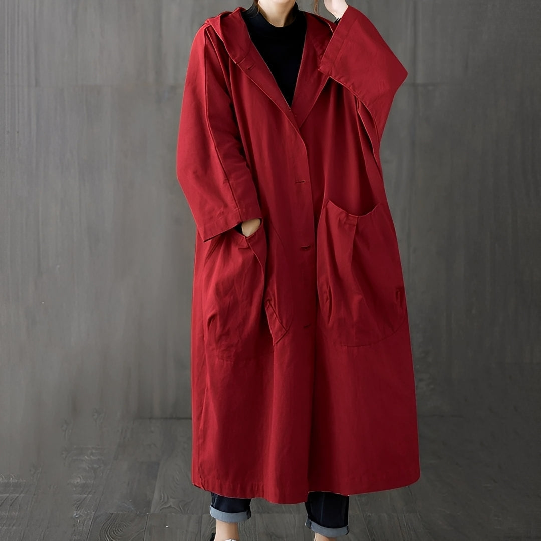 Stilzeits | Moderner Trenchcoat mit Taschen für Frauen