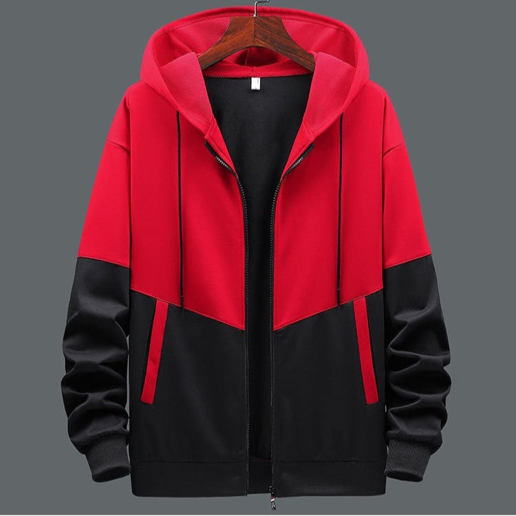 Stilzeits | Herren-Kapuzensweatshirt mit Frontreißverschluss - Nexo