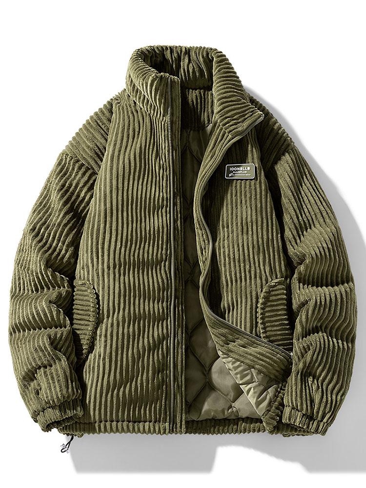 Stilzeits | Corduroy Pufferjacke Herren Winter