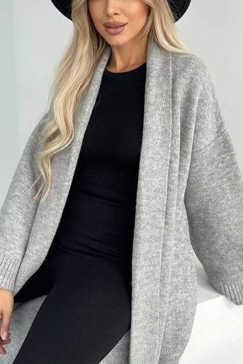 Stilzeits | Lange Strickcardigan Weich und Warm Zeitloses Design