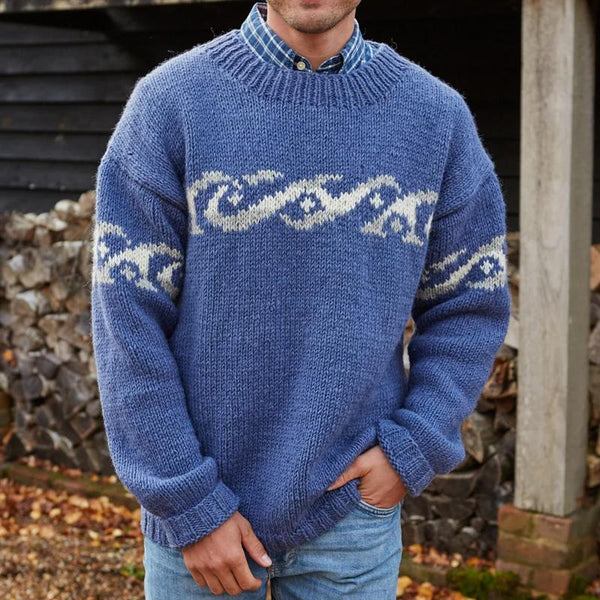 Stilzeits | Rundhals - Strickpullover - Jacquard