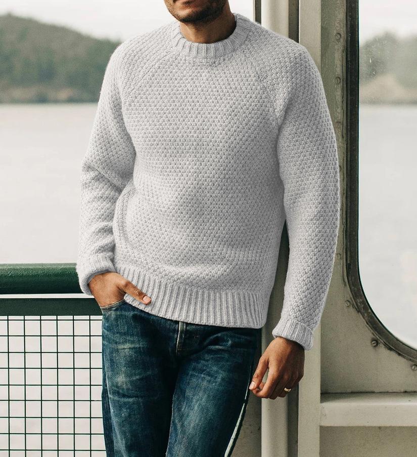 Stilzeits | Strukturstrickpullover Weich und Wärmedämmend Ideal für Den Alltag