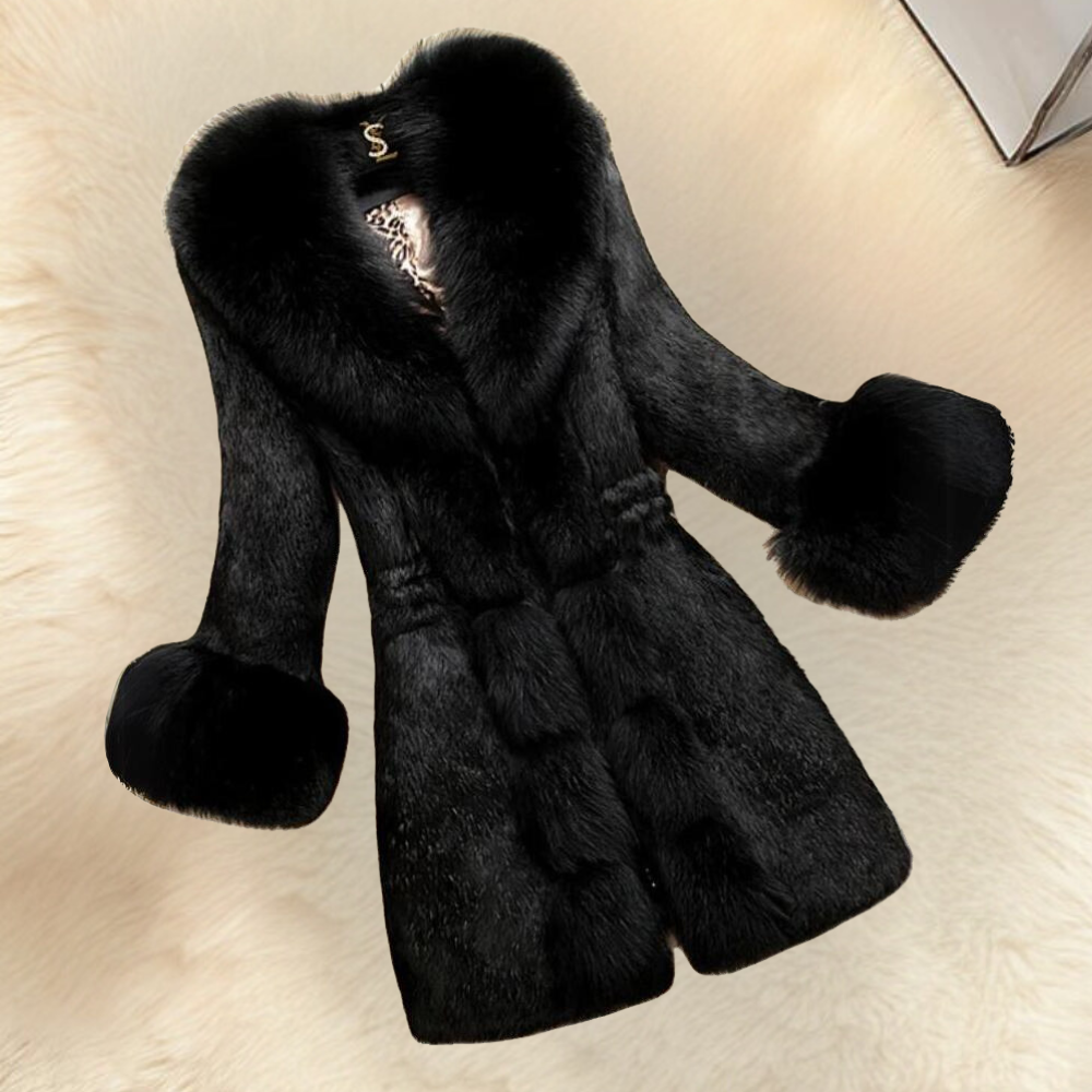 Stilzeits | Winterklassischer pelzartiger Mantel für Damen