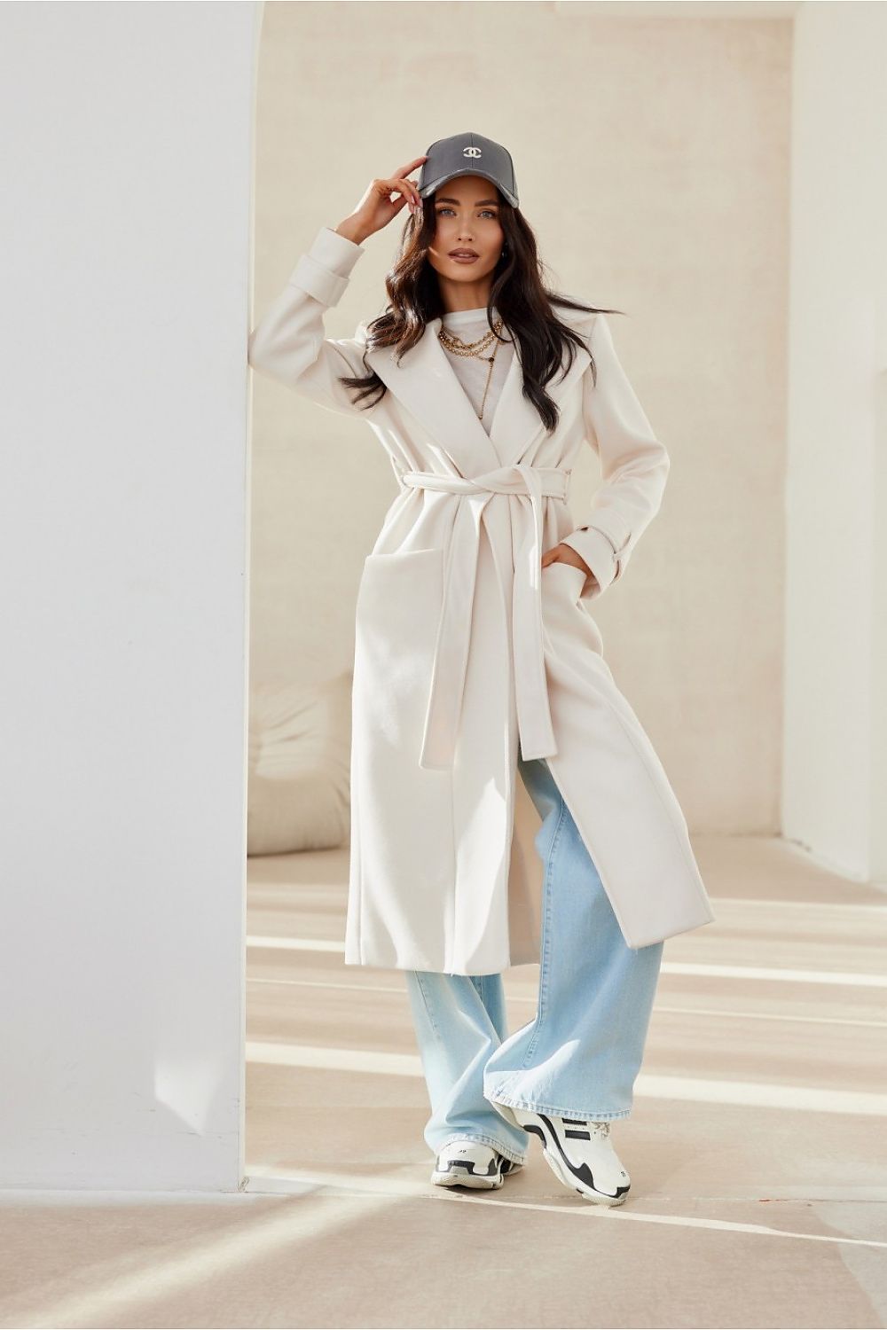 Stilzeits | Langarmkleid mit Gürtel für Frauen ideal für den Herbst und Winter