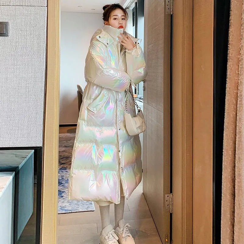 Wintermantel aus Baumwolle: ColorVibe, groß und hell