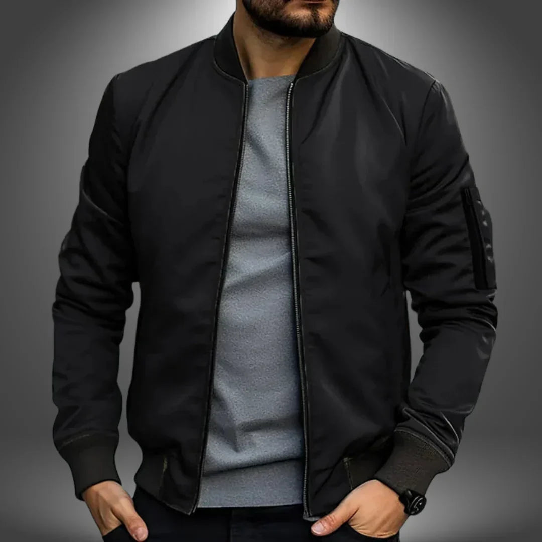 Stilzeits | Herren Leichte Bomberjacke – Lässiger Windbreaker