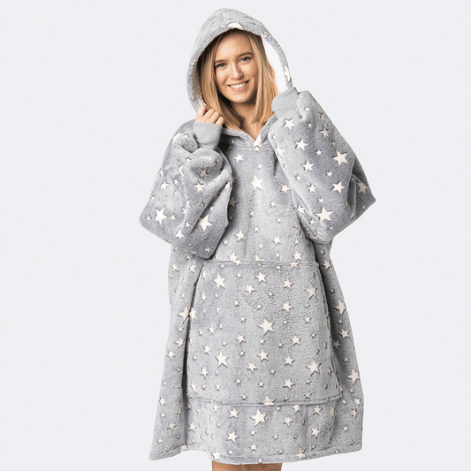 Graue Sterne HappyHoodie - Stilzeits